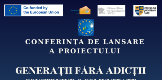 D.G.A.S.P.C. Cluj lansează proiectul Erasmus+ „Generații fără adicții – Construind o comunitate incluzivă”