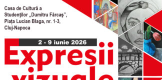 „Expresii vizuale” – universul creativ al copiilor, expus la Cluj-Napoca Afișul expoziției de desen și pictură „Expresii vizuale”, realizată de copii la Casa de Cultură a Studenților „Dumitru Fărcaș” din Cluj-Napoca, 2–9 iunie 2026